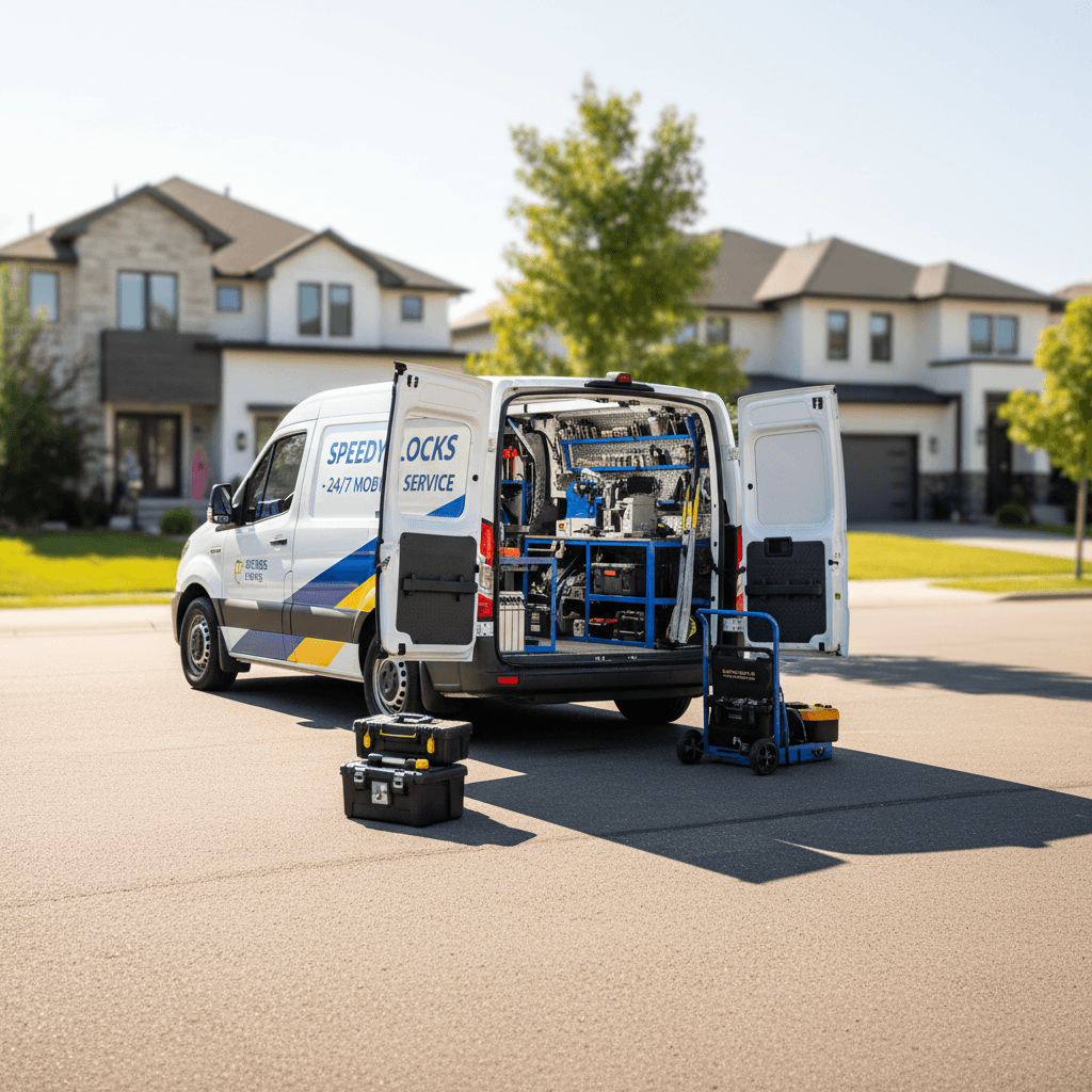 Chesterfield Locksmiths mobile service vehicle with upgrade equipment