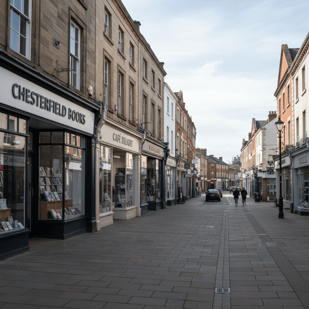 Chesterfield town center commercial district