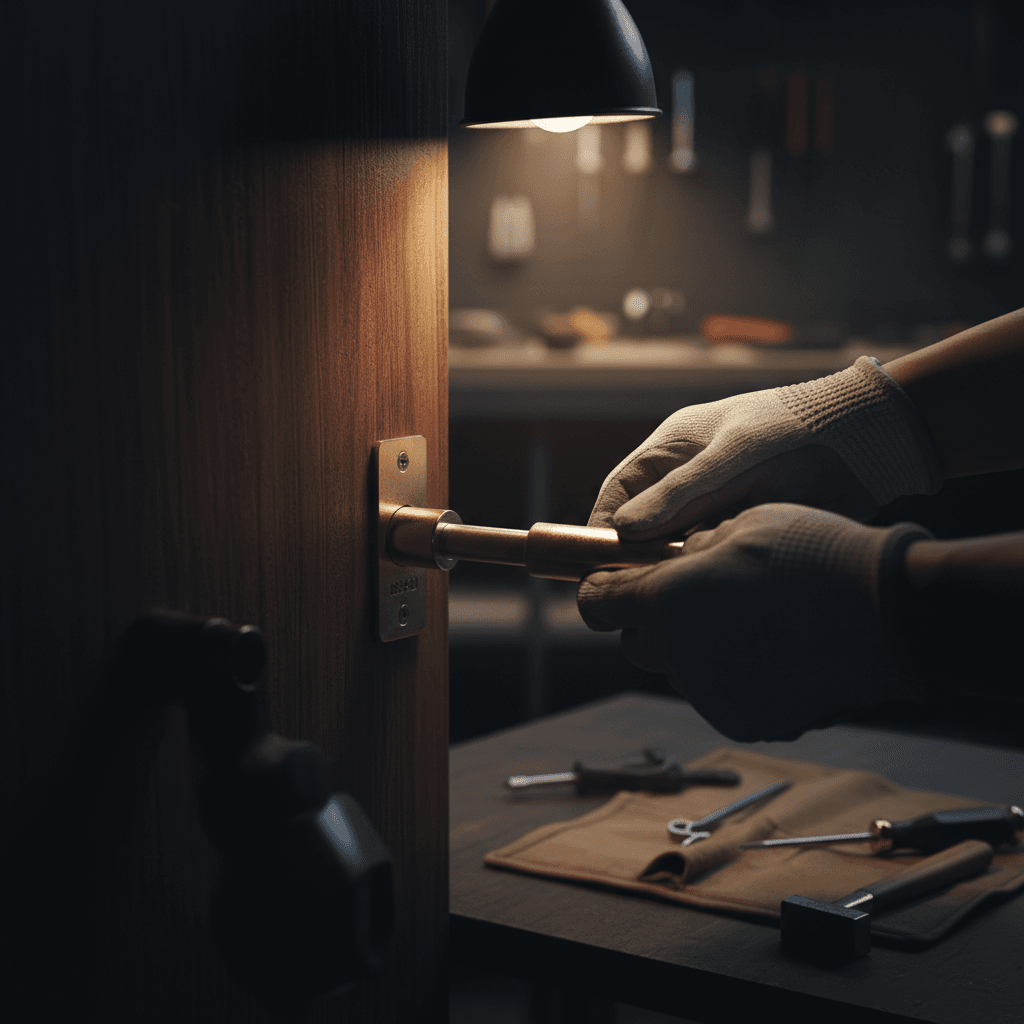 British Standard BS3621 lock installation